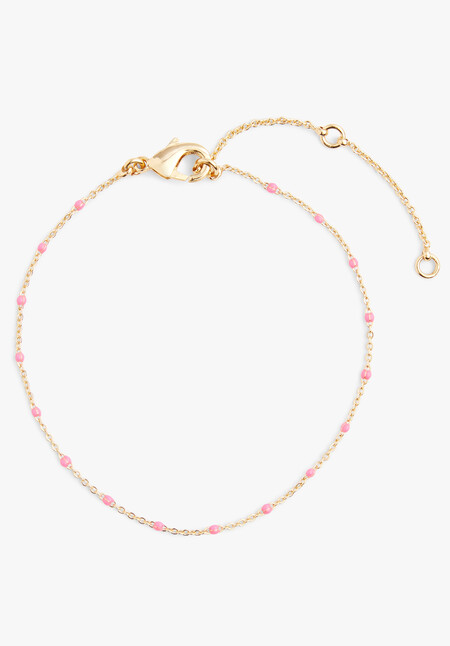 Coralie Set Of Two Mini Bead Bracelets