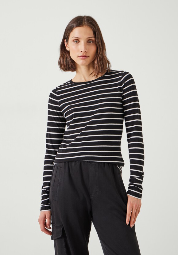 Anna Stripe Slim Fit Top