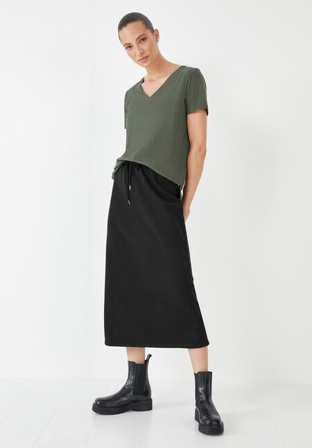 Connie Jersey Midi Skirt