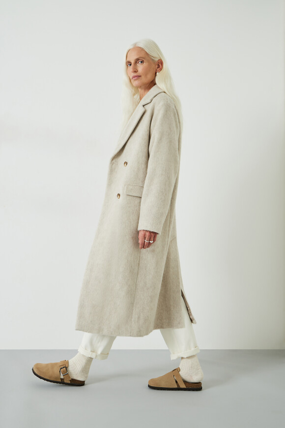 Scout Double Breasted Wool Coat