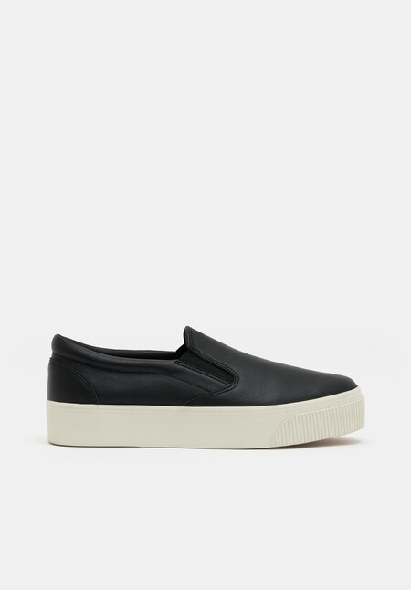 Gili Flatform Leather Trainers