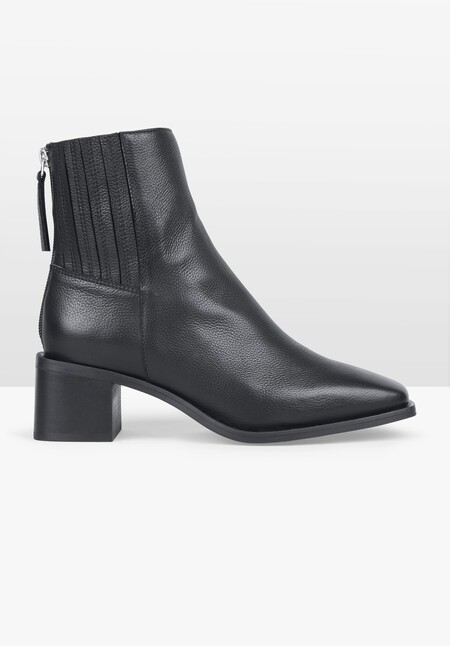 Rye Leather Square Toe Boots
