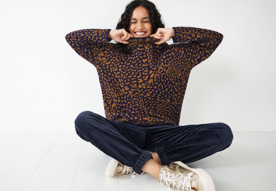 Animal Jacquard Jumper