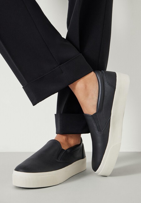 Gili Flatform Leather Trainers