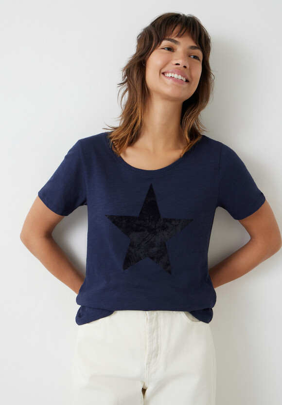 Flock Star Cotton T Shirt