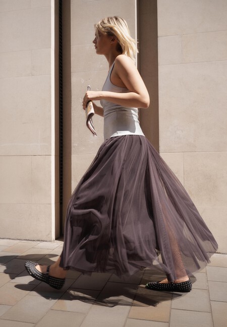 Millie Godet Maxi Skirt