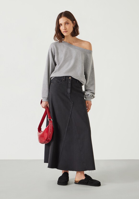 Eva Denim Maxi Skirt