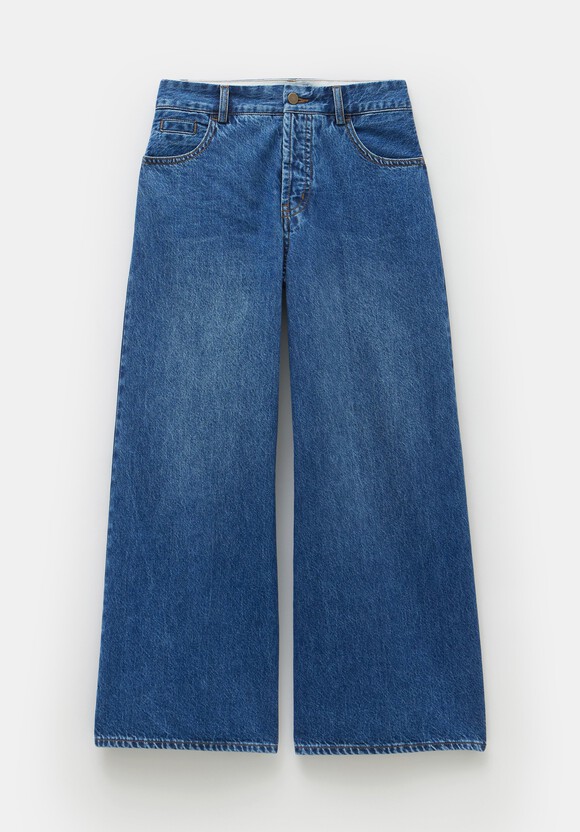 Ella Wide Leg Cropped Jeans