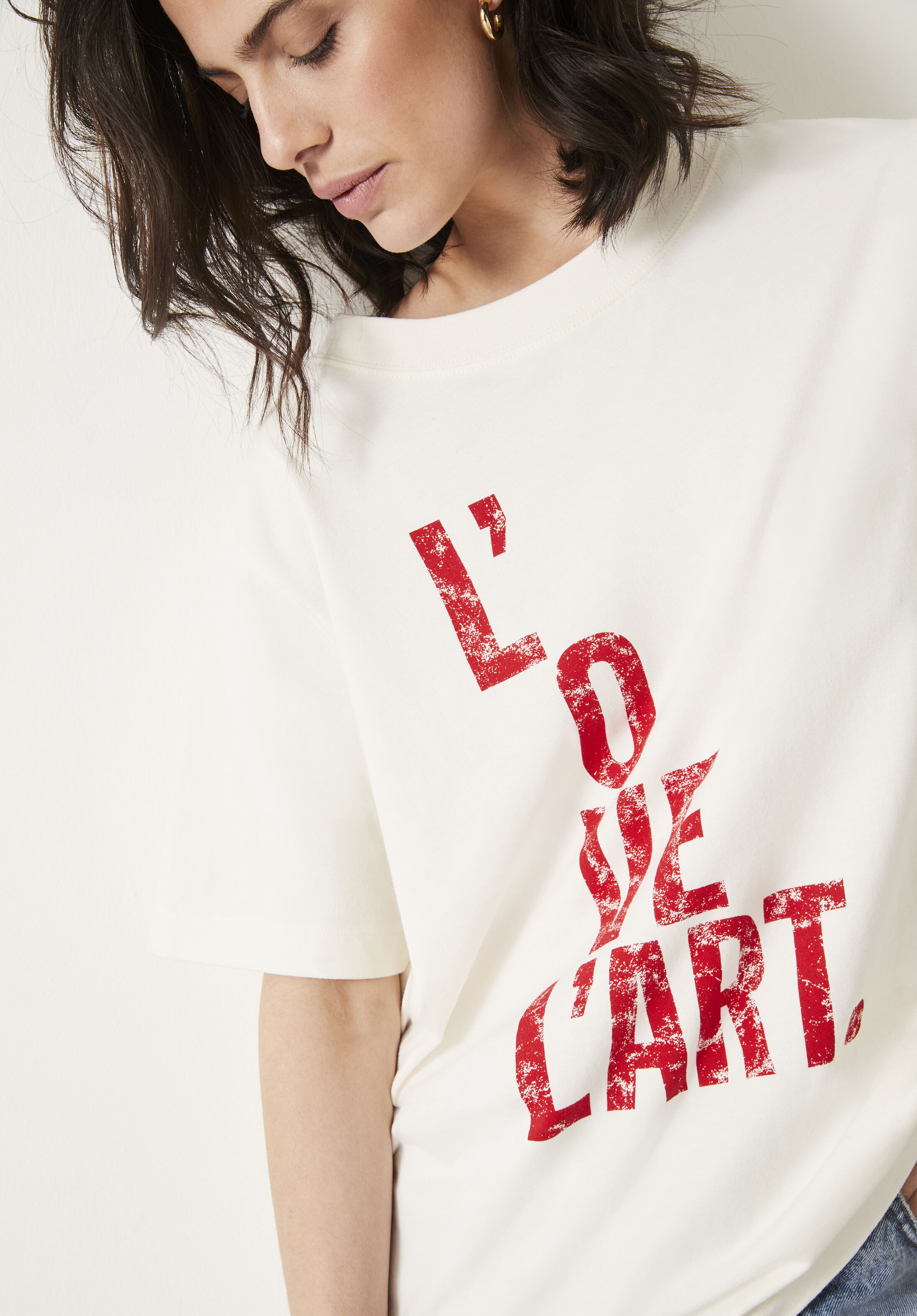 L'ove L'art T-Shirt | Ecru | hush