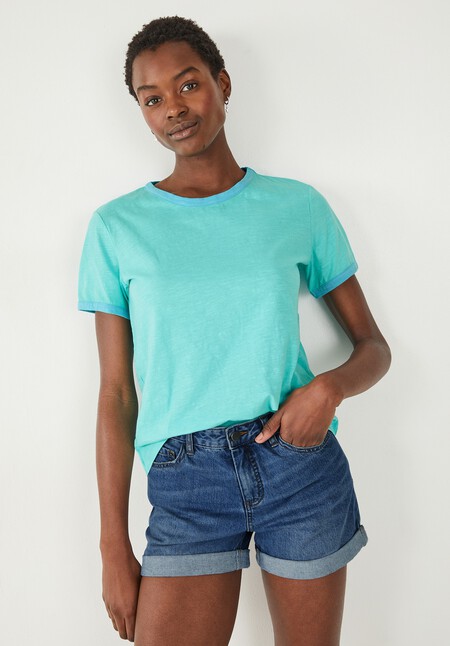 Tiera Contrast Trim T-Shirt