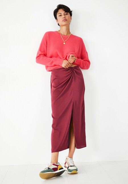 Delilah Satin Skirt