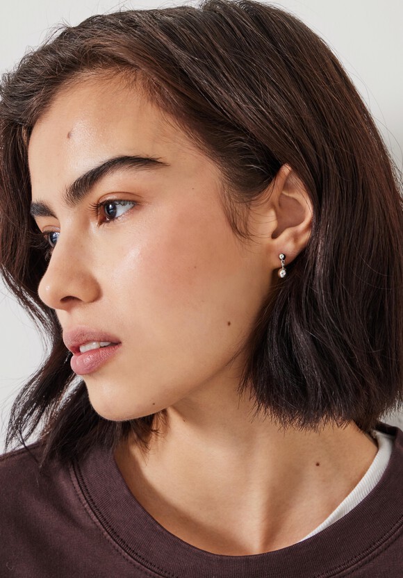 Serina Stud Drop Earrings