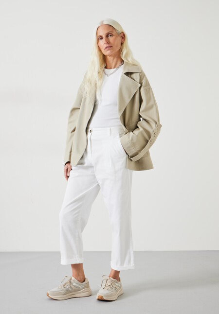 Ladies White Trousers | White Trousers for Women | hush