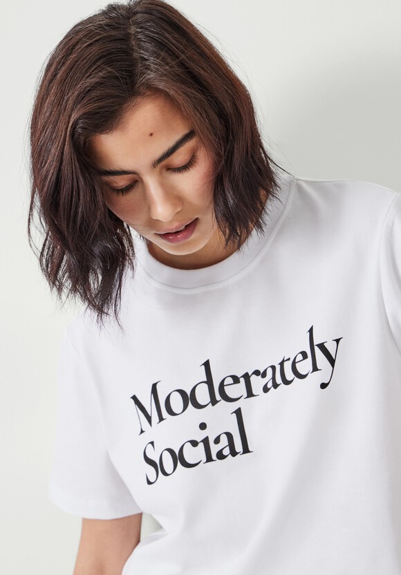 Moderately Social Graphic T-Shirt