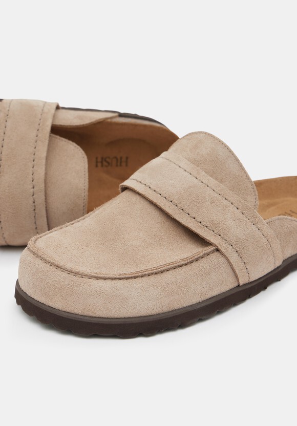 Pia Padded Suede Mules