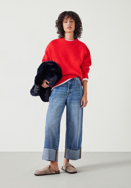 Cora Chunky Cashmere Crew Jumper