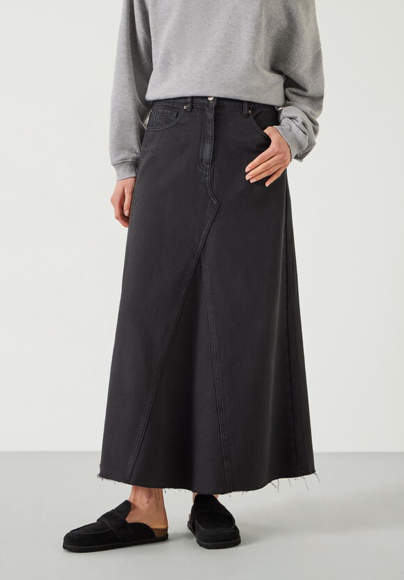 Eva Denim Maxi Skirt