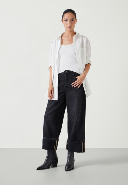 Mia Cropped Straight Leg Jeans