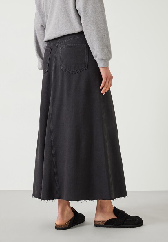 Eva Denim Maxi Skirt