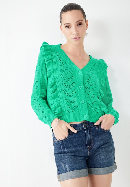 Bodhi Frilled Cardigan