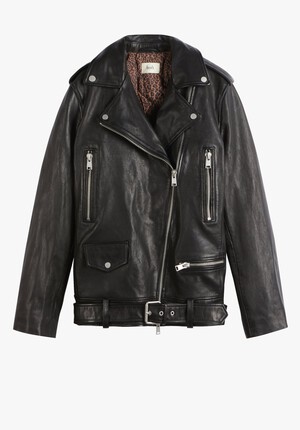 Oversized Leather Jacket