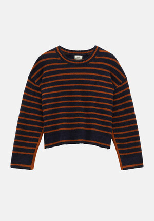 Casey Striped Wool Blend Jumper