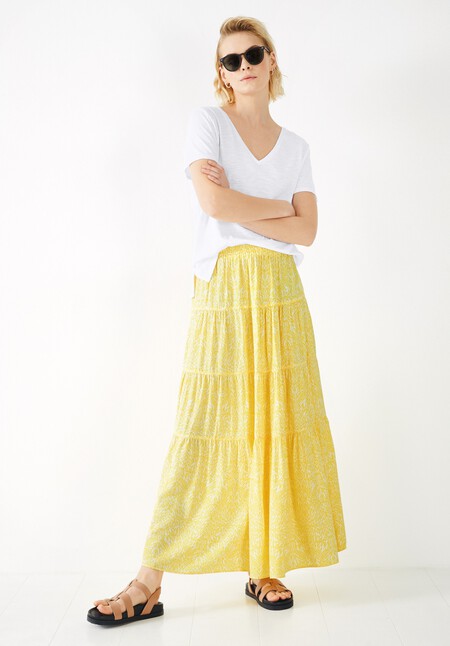 Aiyana Tiered Maxi Skirt
