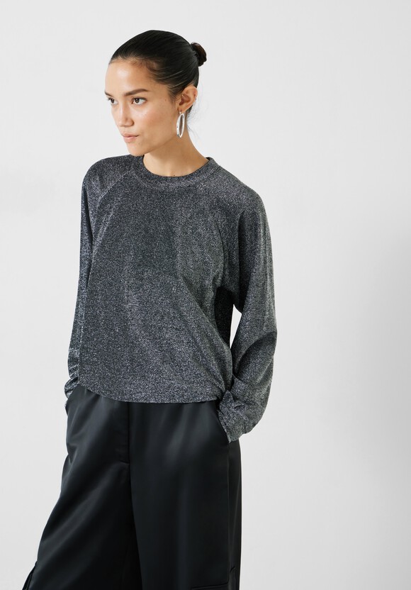 Darcy Raglan Sleeve Sparkle Sweatshirt