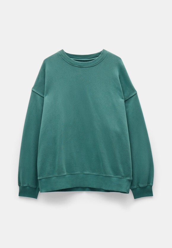 Quaden Oversized Sweatshirt | Forest Green | hush