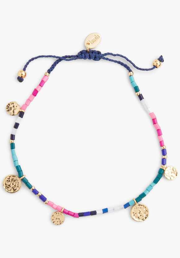 Wini Beaded Disc Bracelet