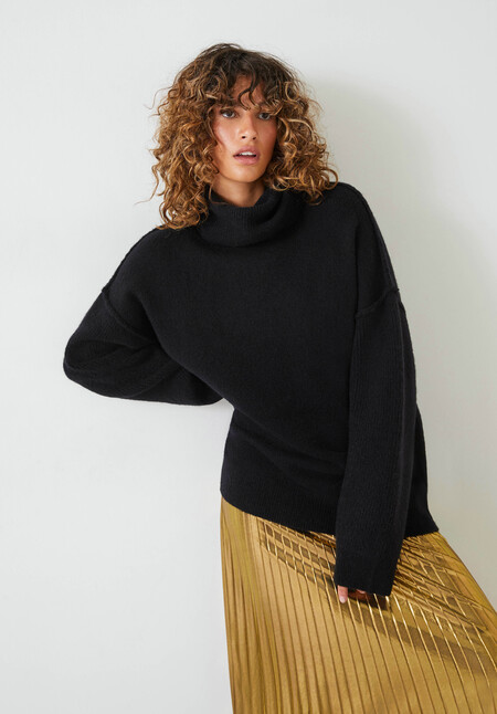 Meryl Roll Neck Wool Blend Jumper