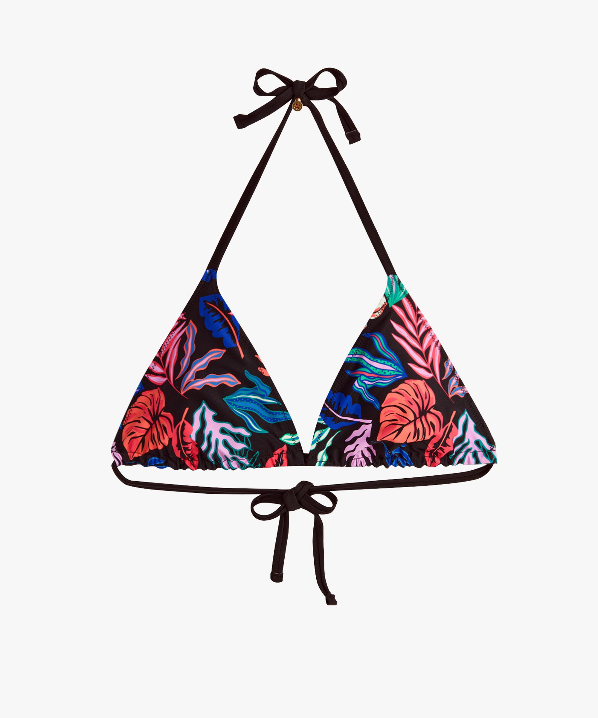 Bright Leaves Triangle Bikini Set