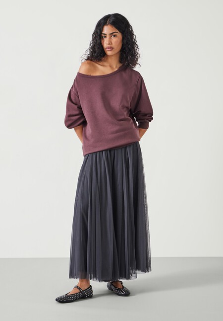 Josie Off Shoulder Sweatshirt