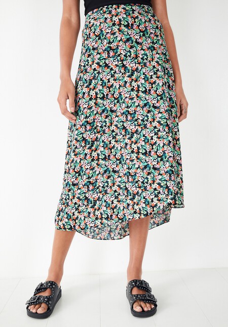 Layered Midi Skirt