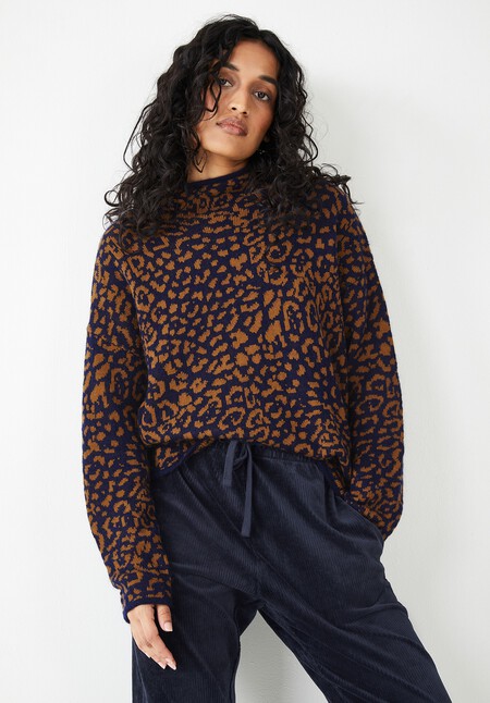 Animal Jacquard Jumper