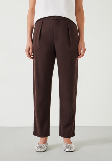 Ruby Cotton Pleat Trousers