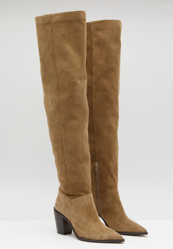 Elise Leather Over The Knee Boots