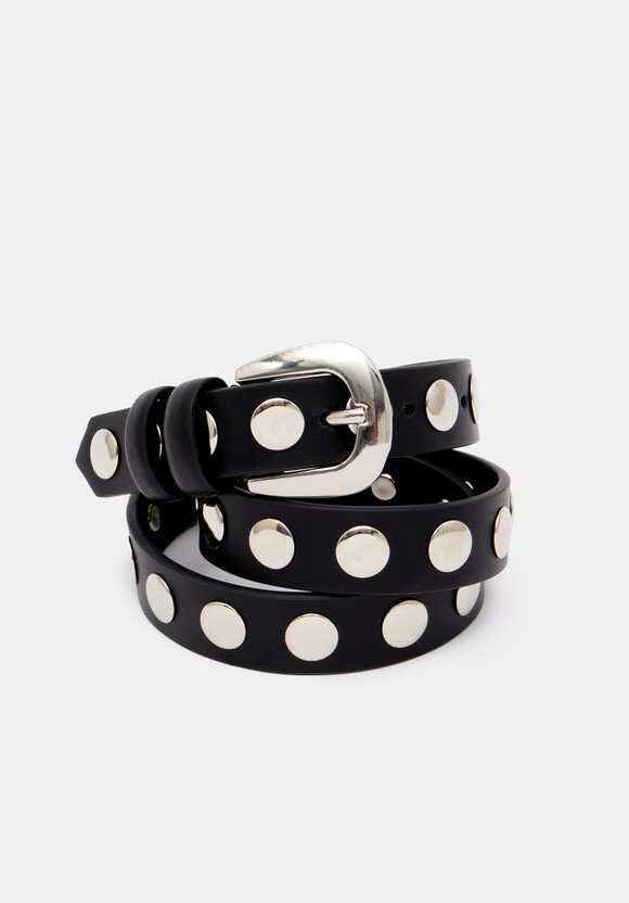 Seren Studded Leather Belt