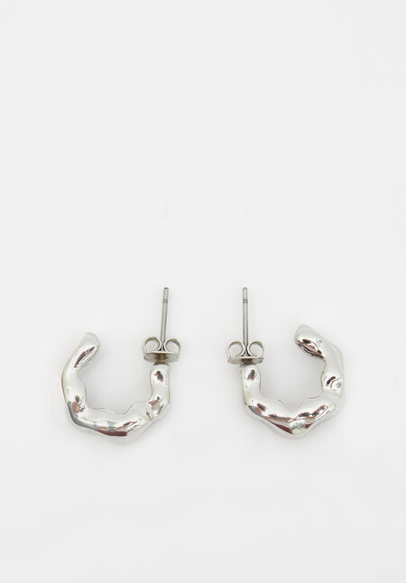 Wave Huggie Hoop Earrings