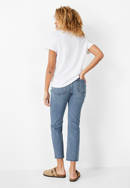 Dylan Straight Cropped Jeans