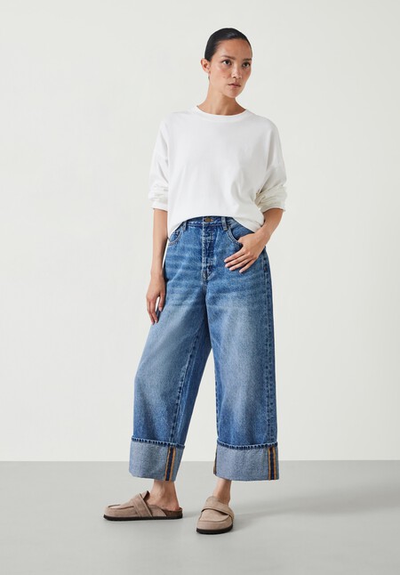 Mia Cropped Straight Leg Jeans