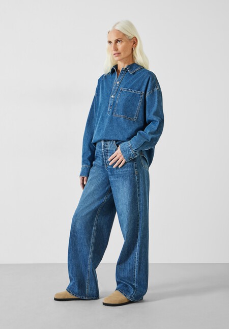 Katie Oversized Straight  Leg Jeans