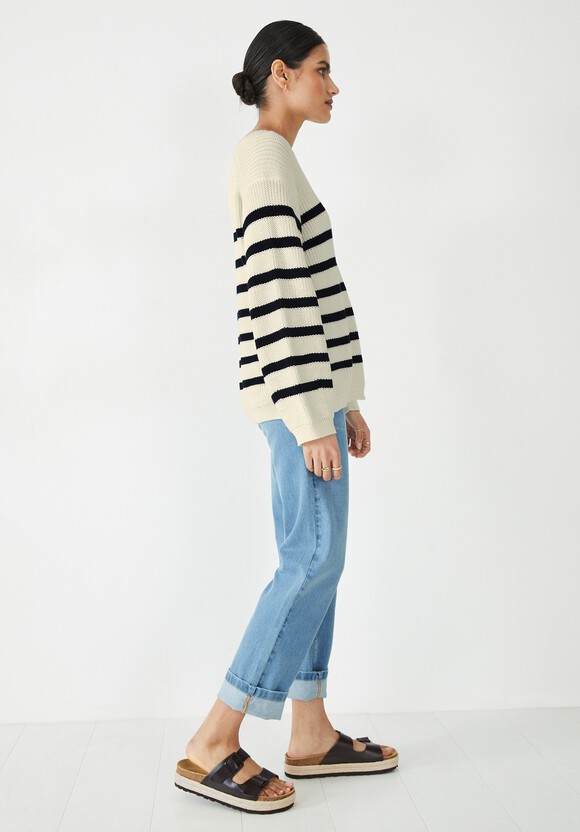 Kairi Striped Knitted Jumper