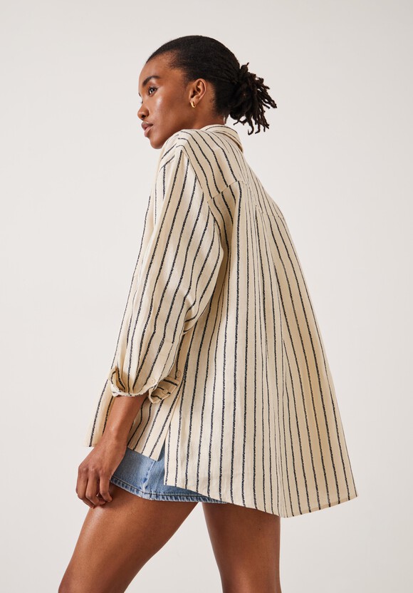 Elysia Stripe Linen Shirt