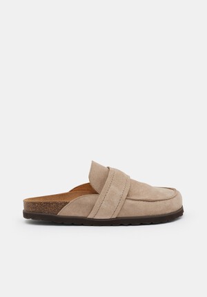 Pia Padded Suede Mules