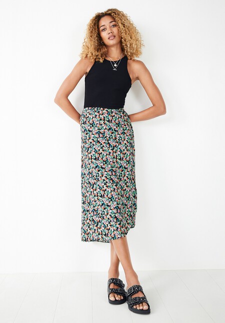 Layered Midi Skirt