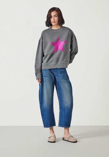 Roxy Metallic Star Sweatshirt