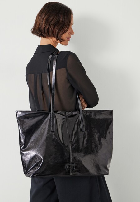 Patent Leather Tote