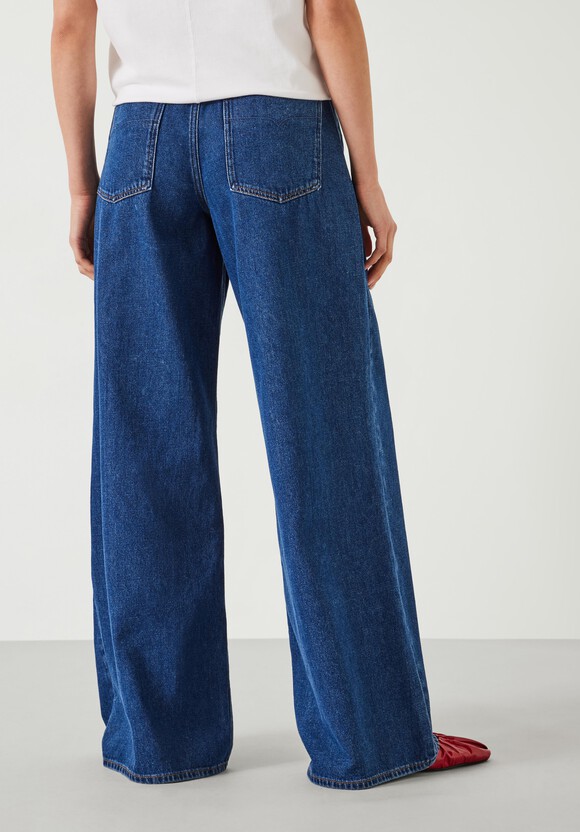 Nova Pintuck Wide Leg Jeans