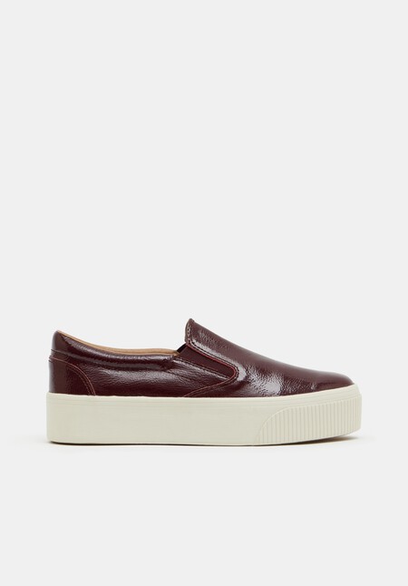 Gili Flatform Leather Trainers